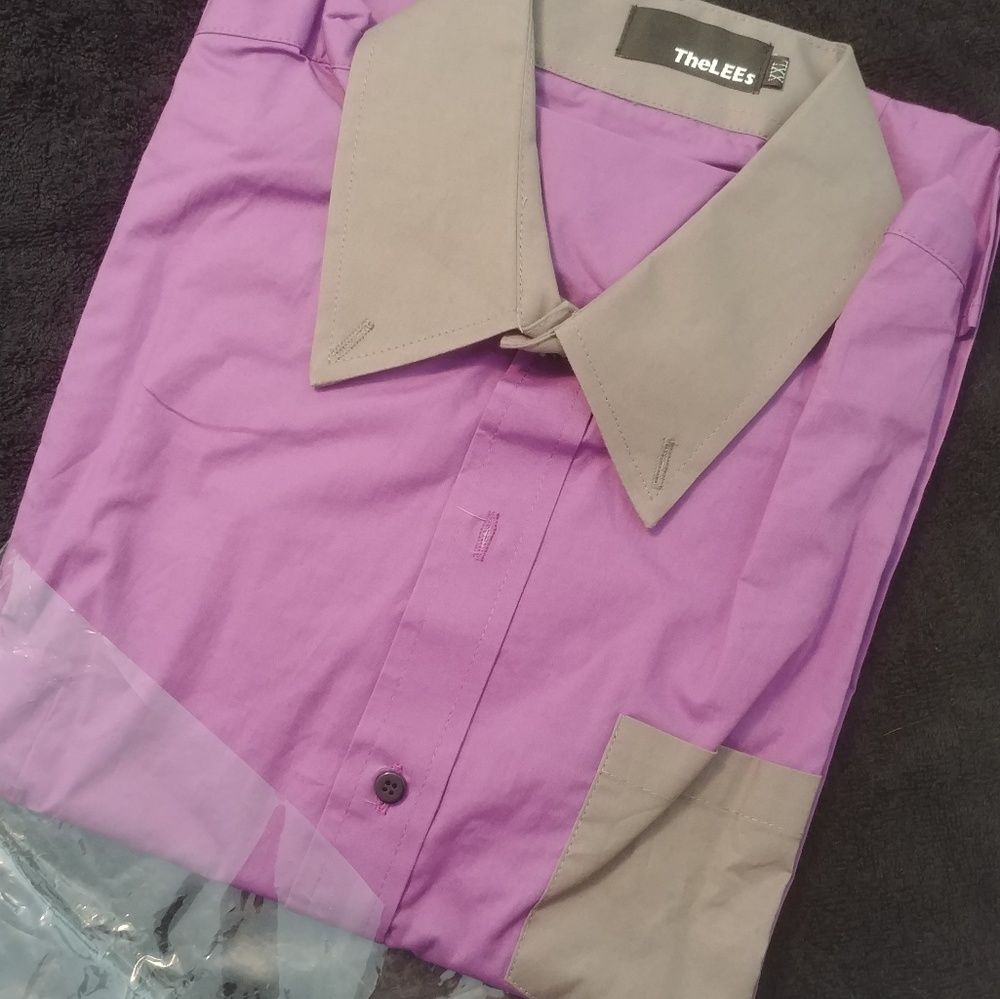TheLEEs Men's Dress Shirt